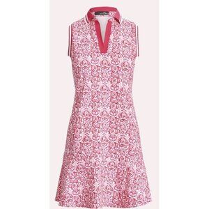 RLX Golf Ralph Lauren Performance Interlock Polo Dress Size XS  Pink Fish